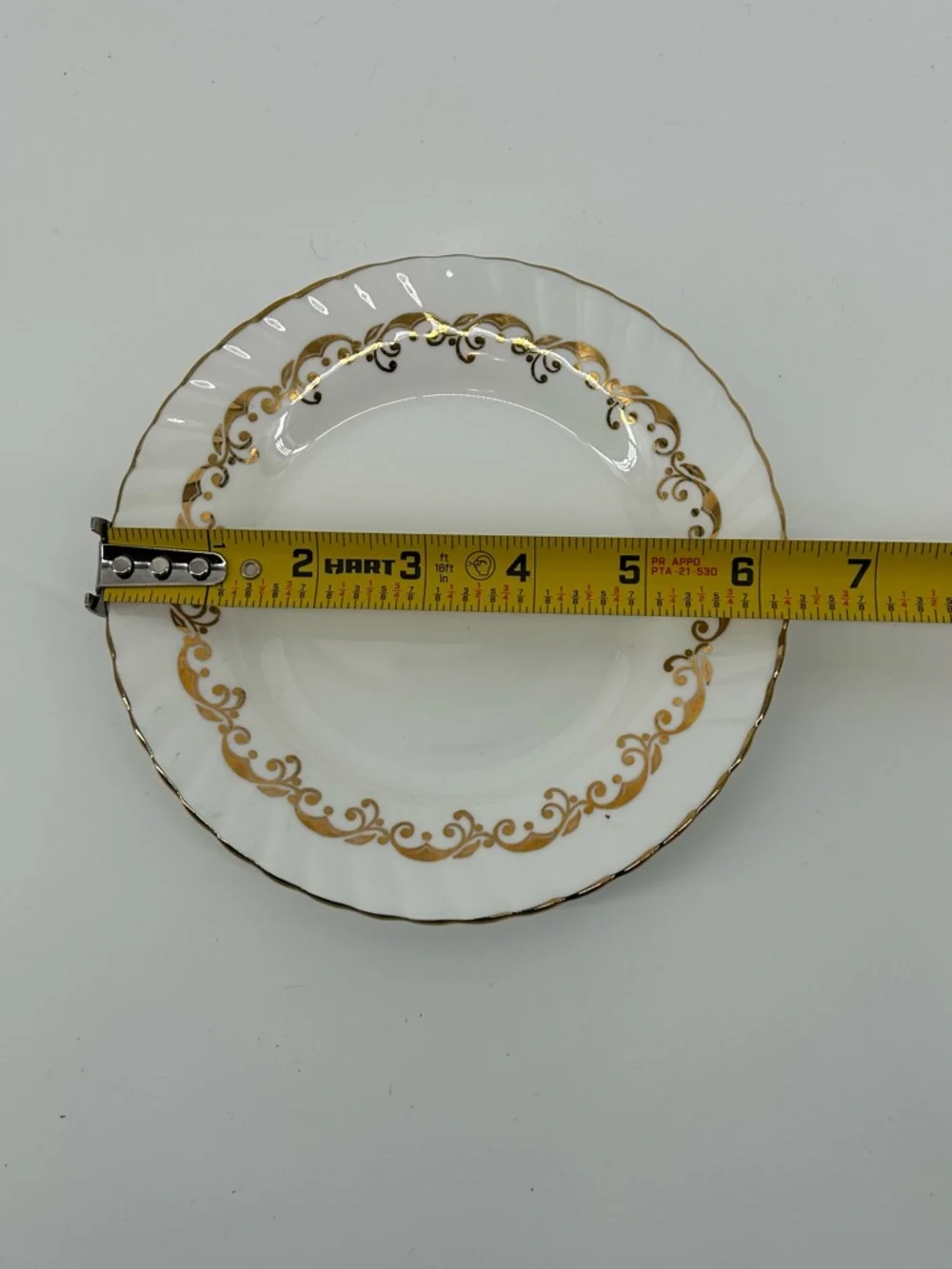 Three-Tier White and Gold Elizabethan  Serving Stand for entertaining